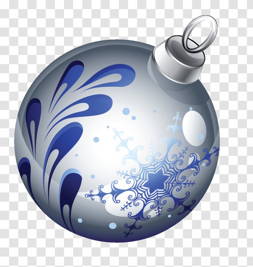 Christmas Ornament Crystal Ball Decoration Clip Art - New Year Element Transparent PNG