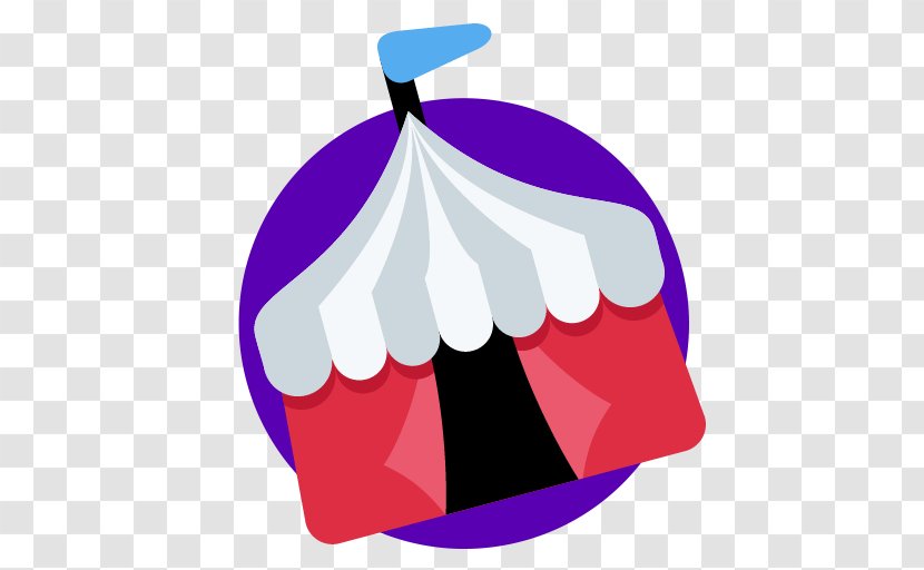 Circus Clown Emoji Text Messaging - Headgear - Carnival Tent Transparent PNG