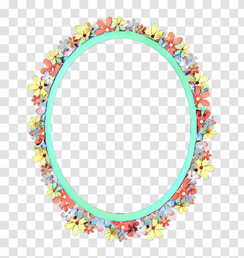 Yellow Circle Oval Mirror Transparent PNG