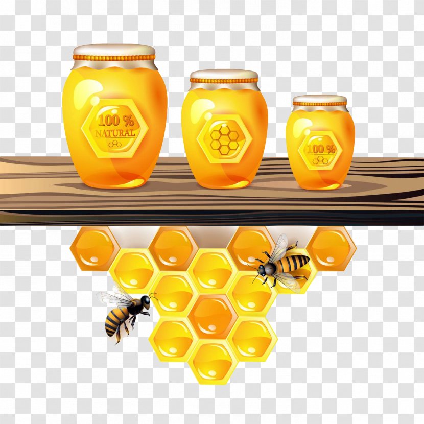 Drawing Honey Photography - Extractor - Jars Transparent PNG