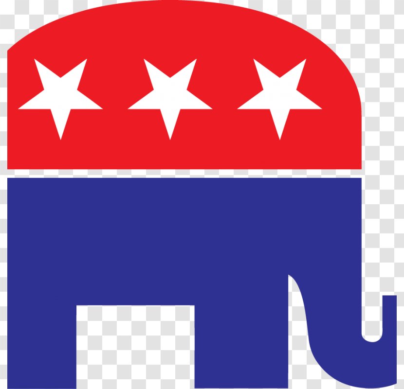 United States Republican Party T-shirt Elephant Decal - Red Transparent PNG