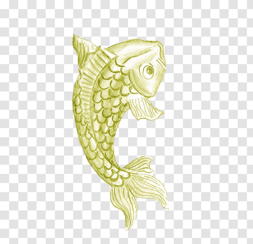 Drawing Pencil Coloring Book Sketch Image - Brooch - Koi Fresco Clothing Transparent PNG