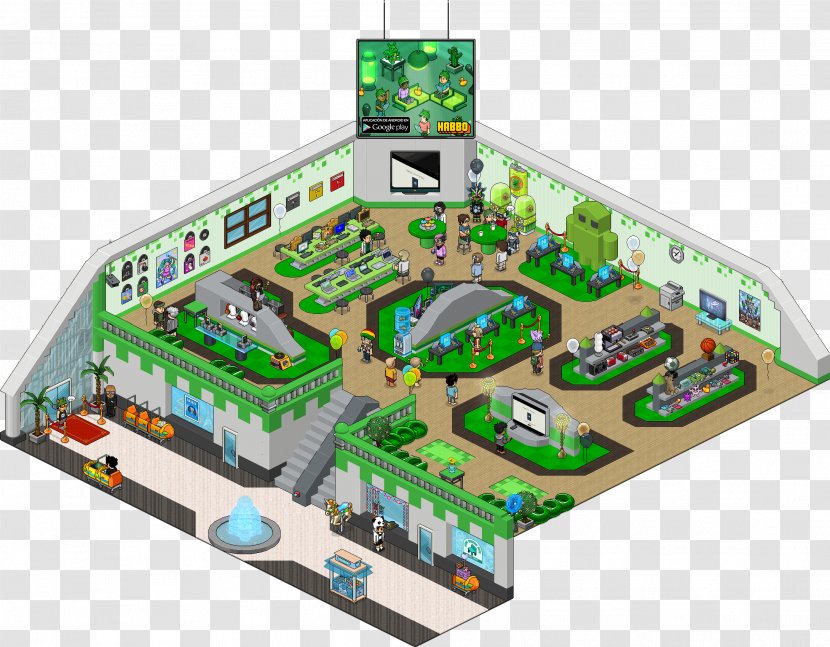 Habbo Online Chat Sulake Virtual Community Game - World - Hotel Reception Transparent PNG