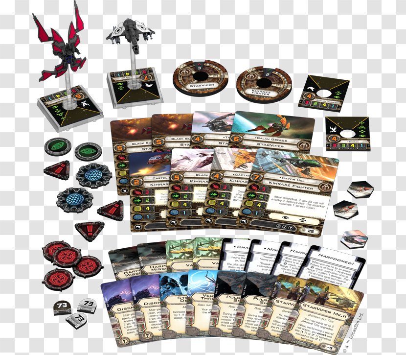 Star Wars: X-Wing Miniatures Game X-wing Starfighter Guns For Hire Fantasy Flight Games - Jedi - Expansion Pack Transparent PNG