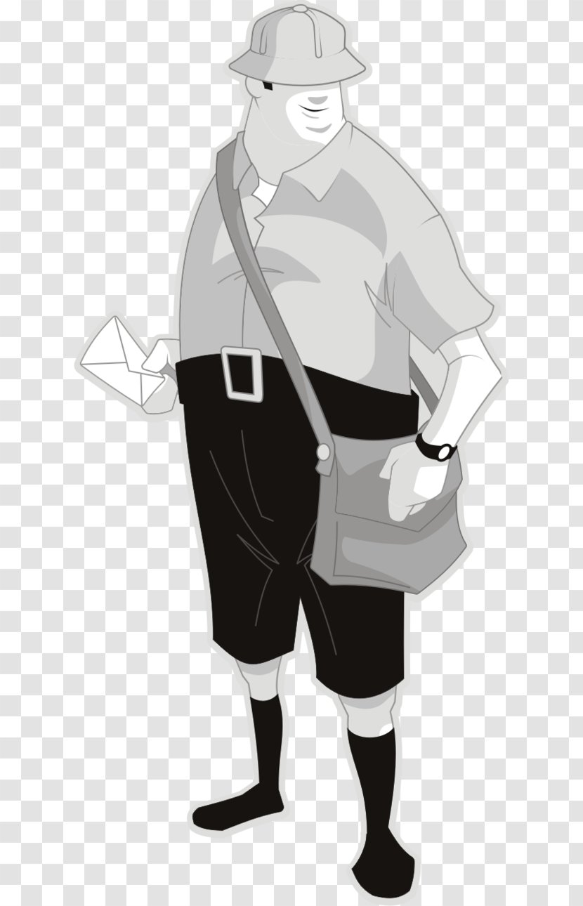 Headgear Costume Design Cartoon Uniform - Muscle - Mailman Transparent PNG