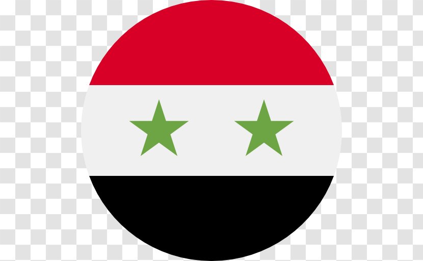 Flag Of Syria Vector Graphics Illustration - Tableware Transparent PNG