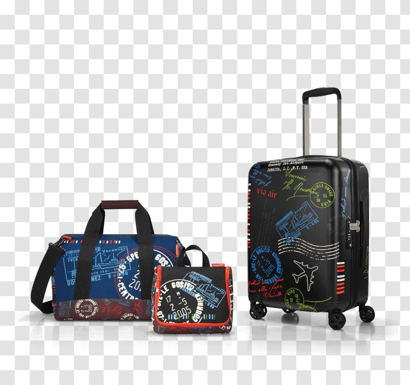 Suitcase Baggage Travel Trolley - Stamp Transparent PNG