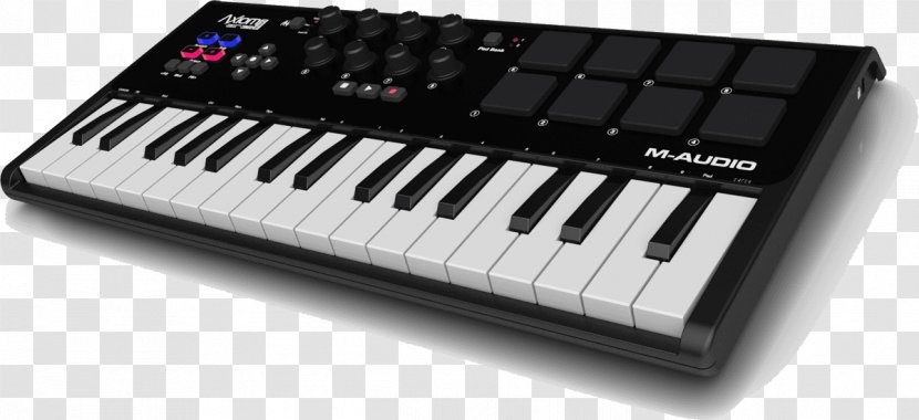 MIDI Keyboard M-Audio Axiom AIR Mini 32 Controllers - Electronic Instrument Transparent PNG