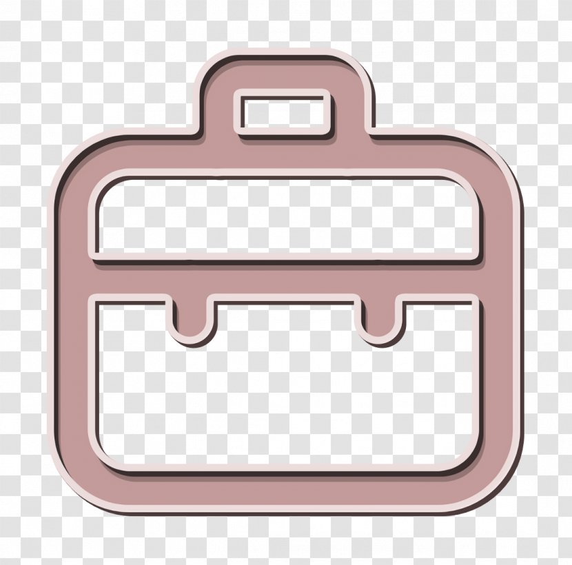 Bag Icon Briefcase Case - Suitcase - Metal Material Property Transparent PNG