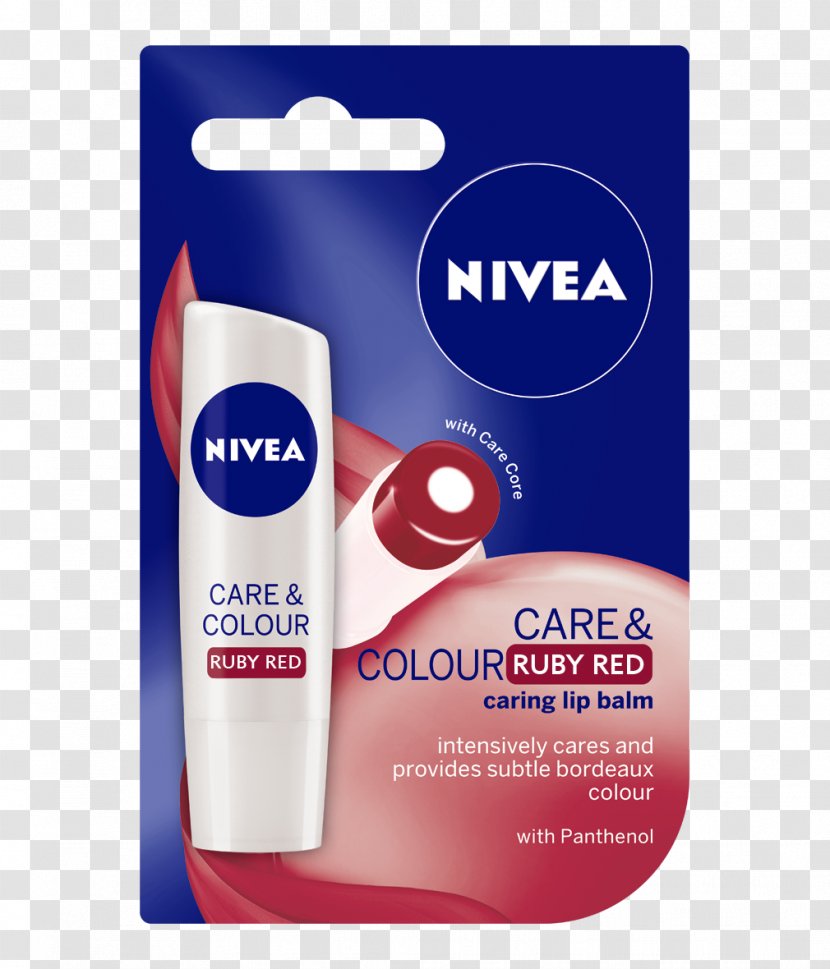 Lip Balm Lotion NIVEA Care Intensive Pflege Color - Personal Transparent PNG