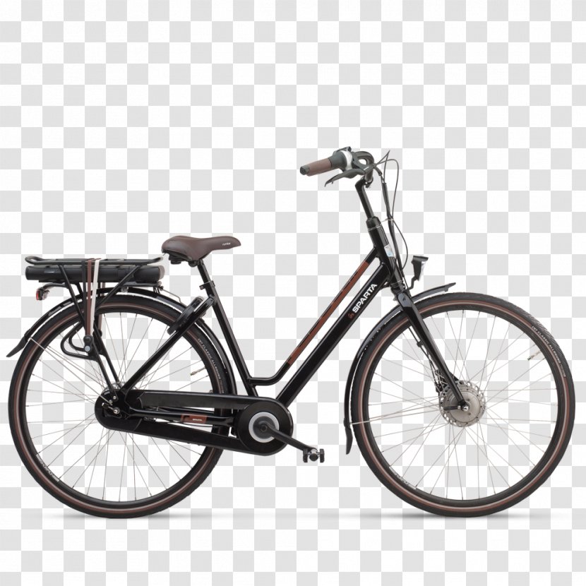 Sparta B.V. Electric Bicycle Smart City - Saddle Transparent PNG