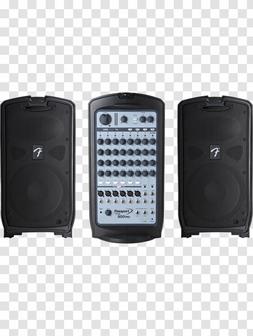 Microphone Public Address Systems Sound Reinforcement System Fender Musical Instruments Corporation Audio - Equipment Transparent PNG