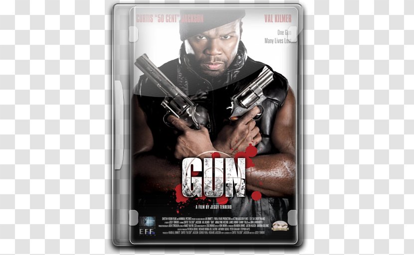 50 Cent Gun Action Film Subtitle - Val Kilmer Transparent PNG