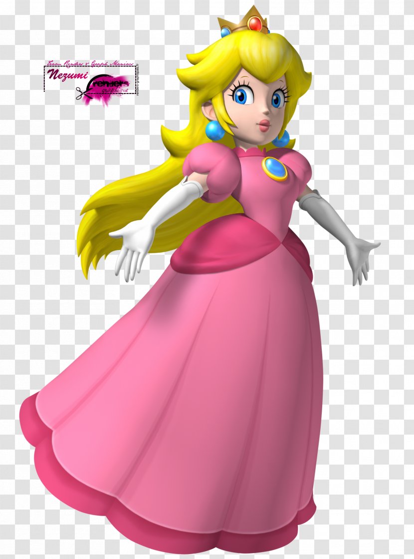 Mario Party 8 Princess Peach Daisy Luigi - Doll - Mushroom Kingdom Transparent PNG
