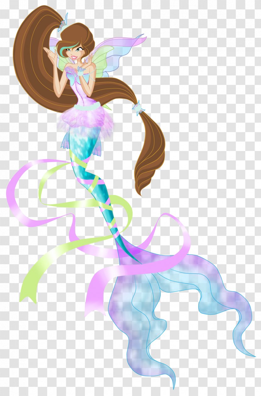 Mermaid Cartoon Clip Art - Supernatural Creature - Tail Transparent PNG