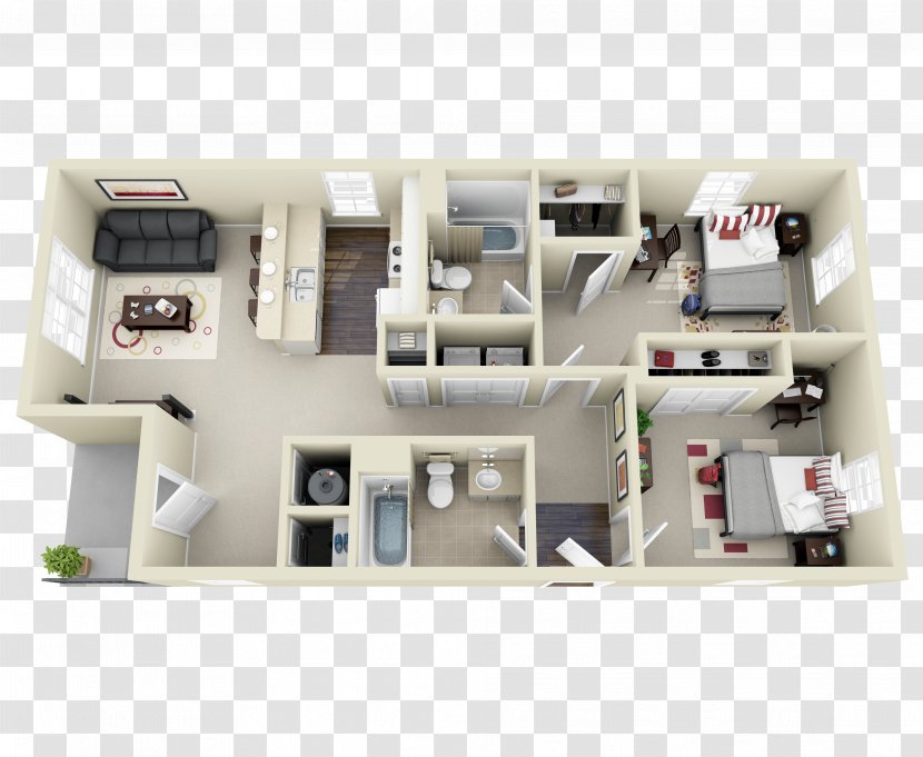 Floor Plan House - Apartment Transparent PNG