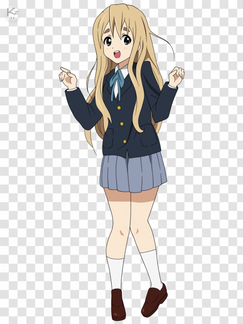 Tsumugi Kotobuki Ritsu Tainaka Mio Akiyama Yui Hirasawa K-On! - Silhouette - School Uniform Transparent PNG