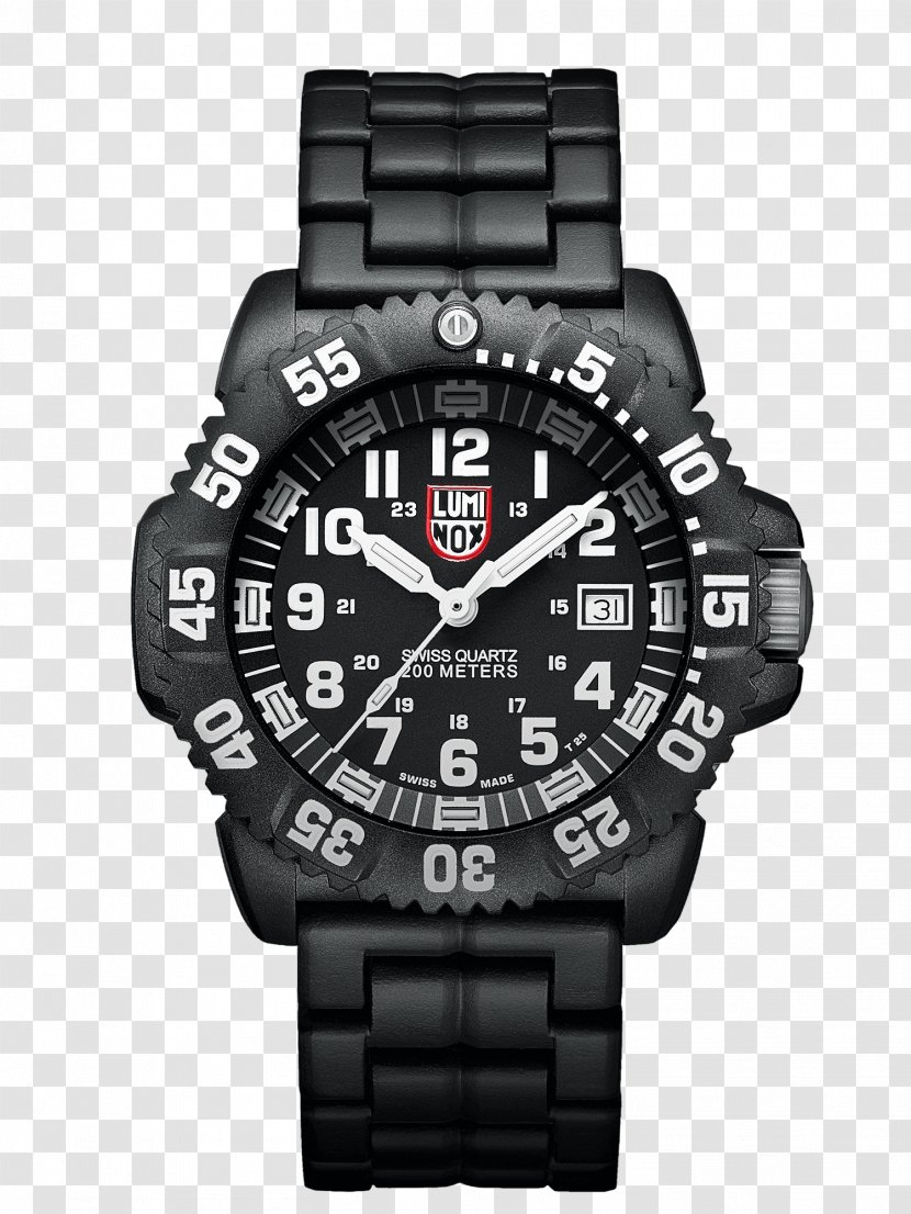Luminox Navy Seal Colormark 3050 Series United States SEALs Watch - Metal Transparent PNG
