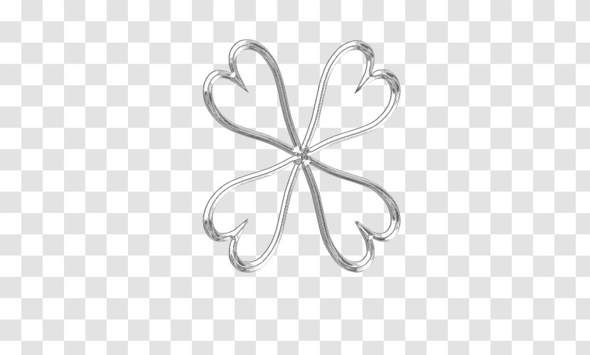 Body Jewellery Pollinator Symbol - Silver - Design Transparent PNG