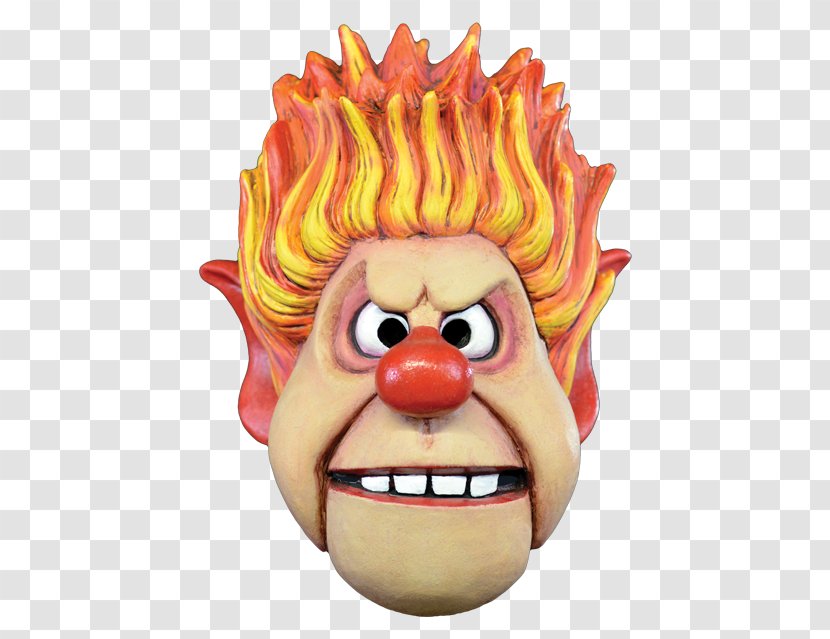 Heat Miser Snow Costume Mask The Year Without A Santa Claus - Character Transparent PNG