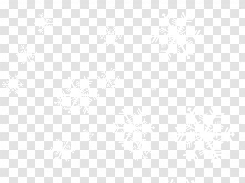 Angle Black And White Point Pattern - Transparent Snowflake Material Transparent PNG