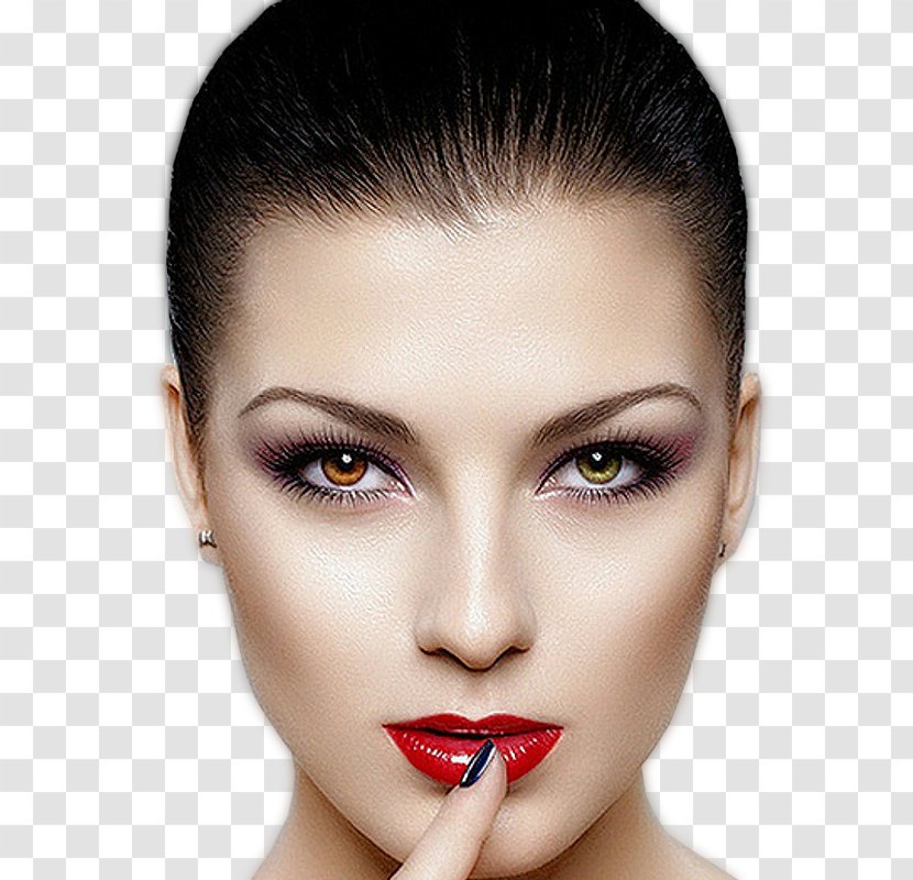 Eyelash Extensions Lip Beauty Model Cosmetics - Tree Transparent PNG