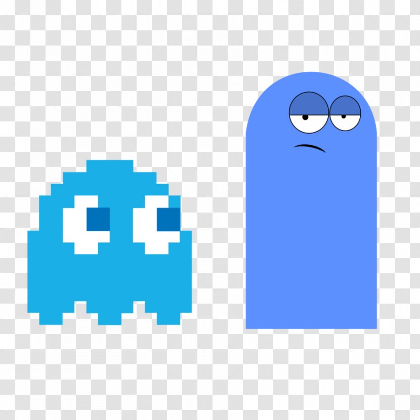 Pac-Man 2: The New Adventures World 3 And Ghostly - Electric Blue - Bloo Transparent PNG
