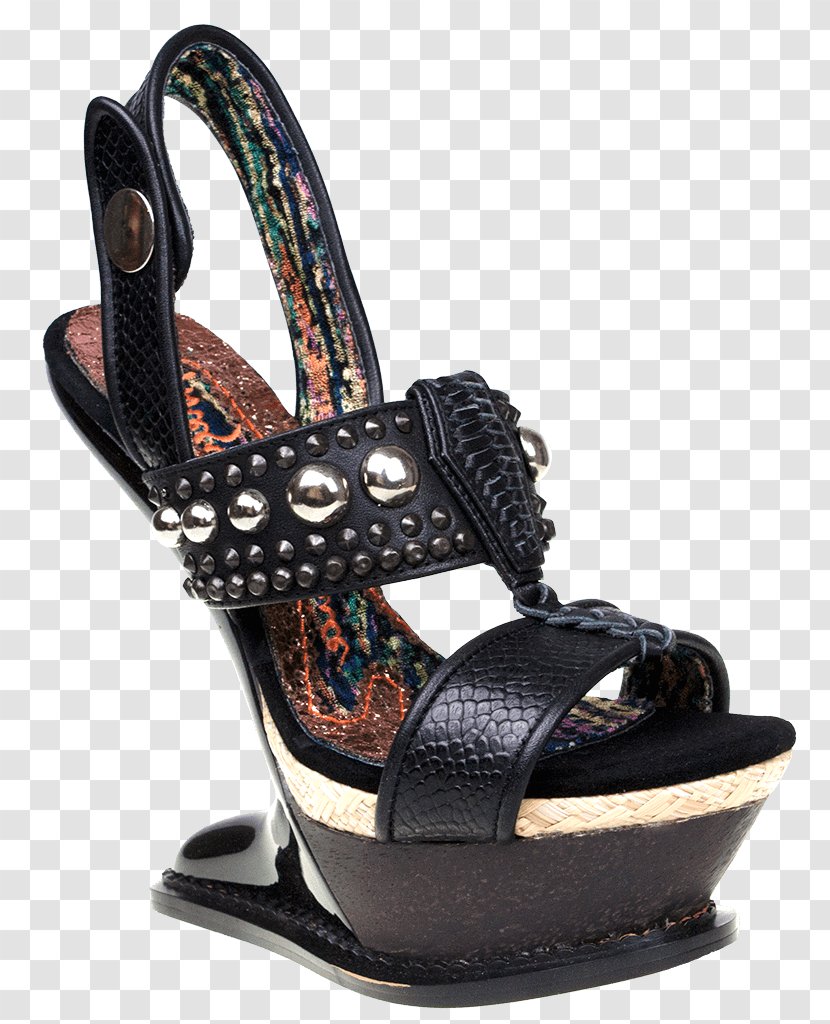 High-heeled Shoe Sandal Footwear - Closet - Irregular Pattern Transparent PNG