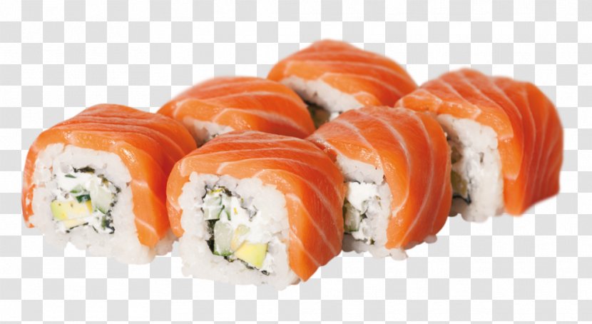 California Roll Sushi Smoked Salmon Japanese Cuisine Makizushi - Sashimi Transparent PNG