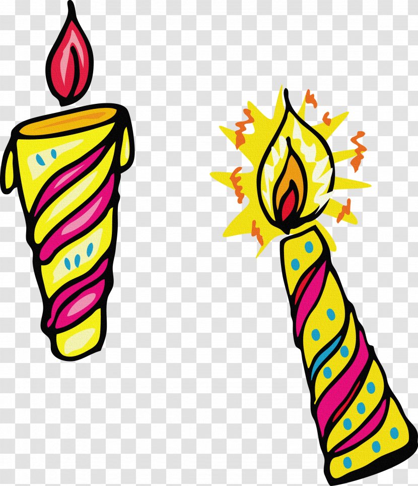 Clip Art Candle Vector Graphics - Birthday Transparent PNG