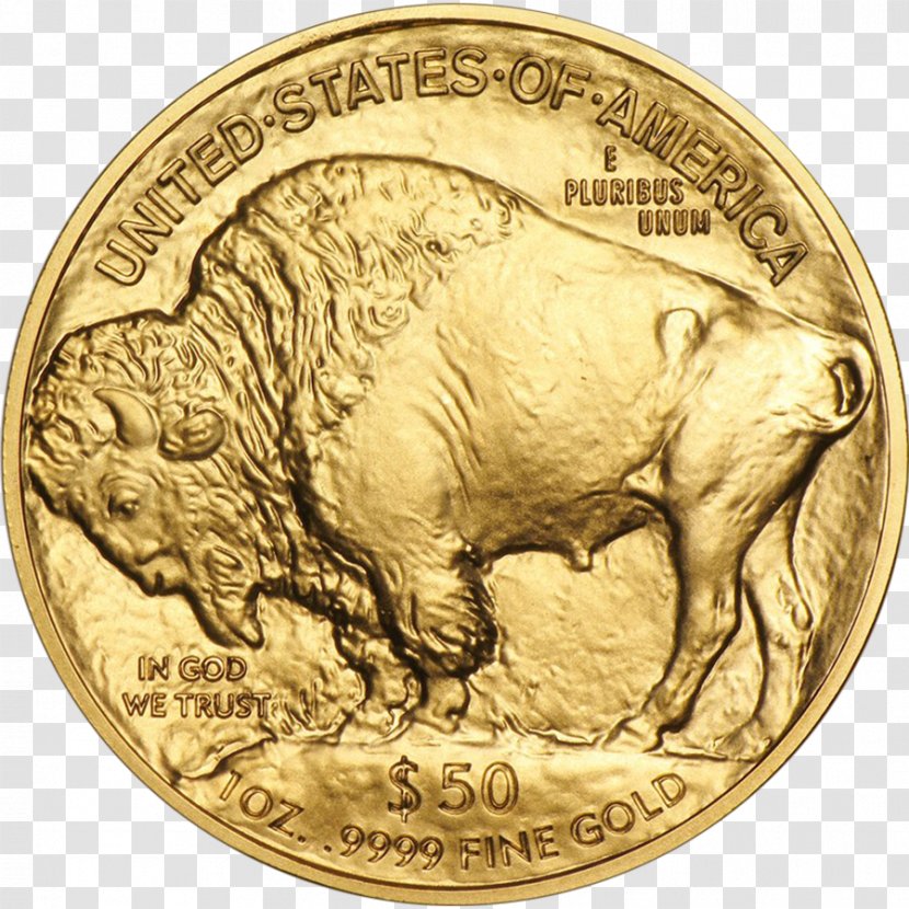 American Buffalo Bullion Coin Nickel Gold - Uncirculated Transparent PNG