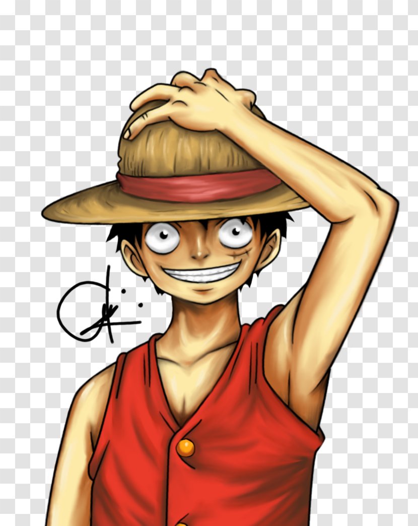 Monkey D Luffy Art Smile Digital Painting Fictional Character Luffy Transparent Png - luffy hat roblox catalog