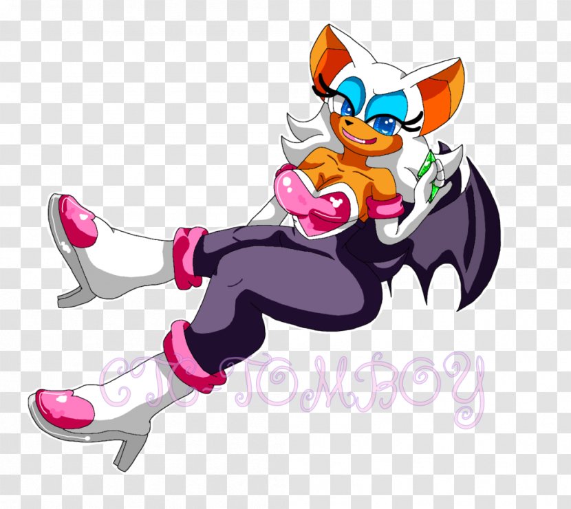 Tail Legendary Creature Clip Art - Rouge The Bat Transparent PNG