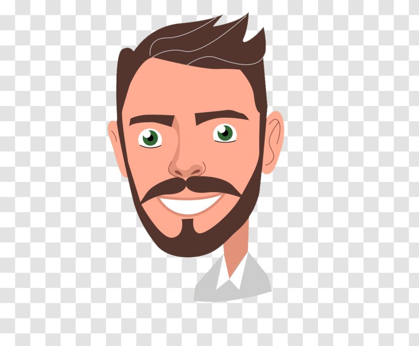 Moustache Cheek Chin Cláudio Sá Nose - Gentleman - 2d/3D Animation Transparent PNG