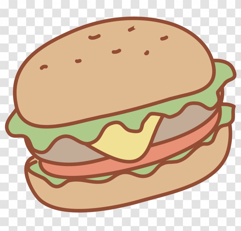 Cheeseburger Hamburger Vector Graphics Food - Berger Transparent PNG