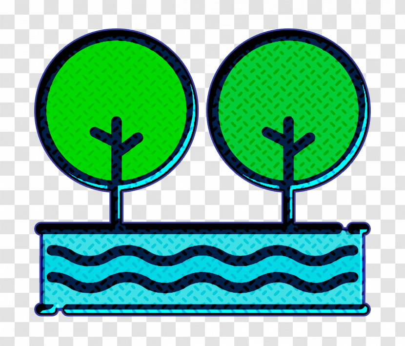 Nature Icon Tree Icon River Icon Transparent PNG