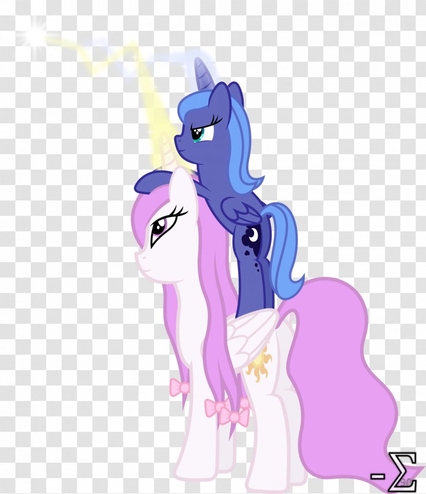 Princess Celestia Luna Pony Cadance Filly - Watercolor - Magic Transparent PNG