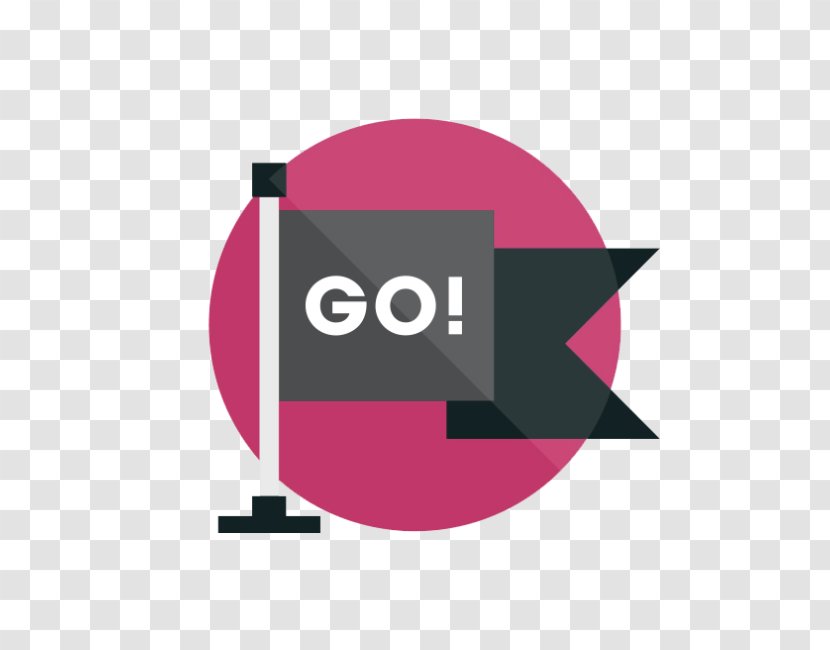 Logo Brand Pink M Font - Violet - Go Ahead Transparent PNG