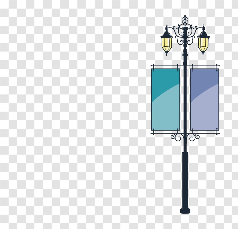 Euclidean Vector Download Illustration - Street Light - Lights,illumination Transparent PNG