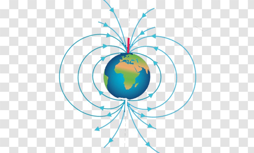 Earth's Magnetic Field Sphere Surface Area - World Transparent PNG