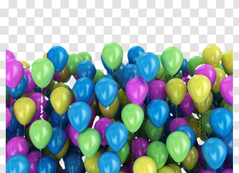 Balloon Blue Download - Candy - Colored Balloons Transparent PNG
