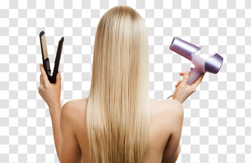 The 50 Shades Of Blonde Hair Care Beauty Parlour Nail - Hairstyle - Holding A Dryer Transparent PNG