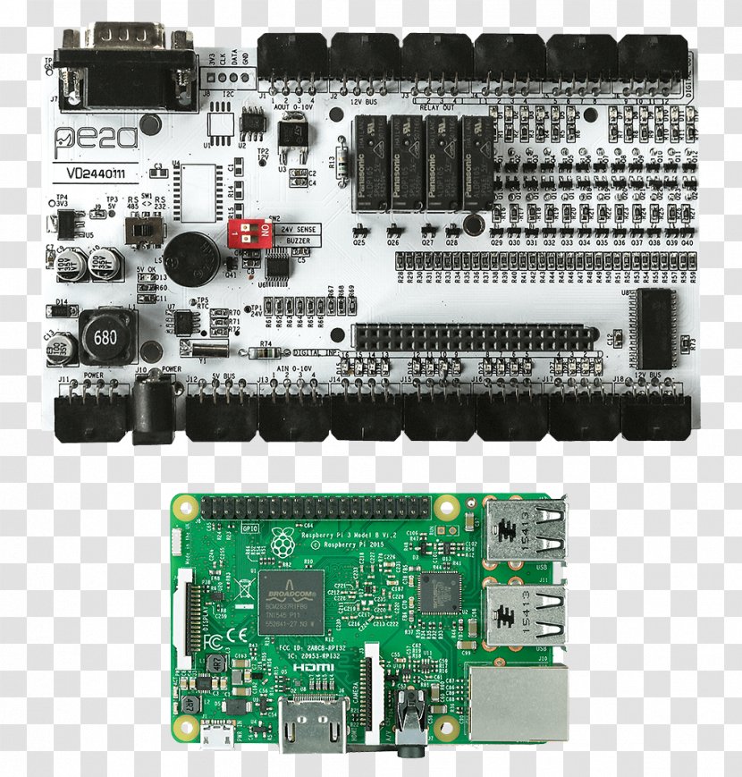 Electronics Raspberry Pi Computer Hardware Programmable Logic Controllers Automation - Electronic Circuit Transparent PNG