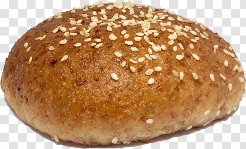 Hamburger Rye Bread Bakery Whole Grain Small - Bun Transparent PNG