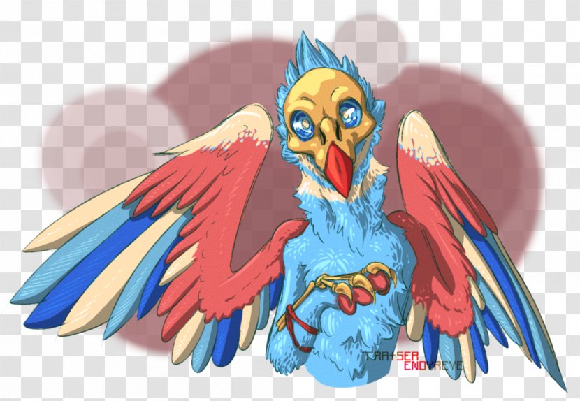 Macaw Parrot Beak Bird Illustration - Fictional Character Transparent PNG