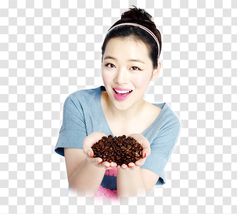 Sulli F(x) South Korea Real SM Town - Watercolor - Girlfriends Coffe Transparent PNG
