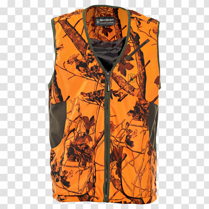 Waistcoat Jacket T-shirt Safety Orange Gilets Transparent PNG