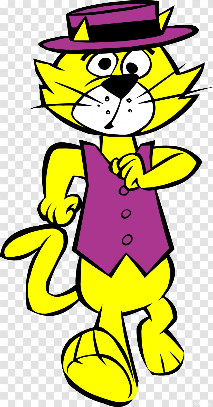 Cat Cartoon Character Hanna-Barbera - Vector Transparent PNG