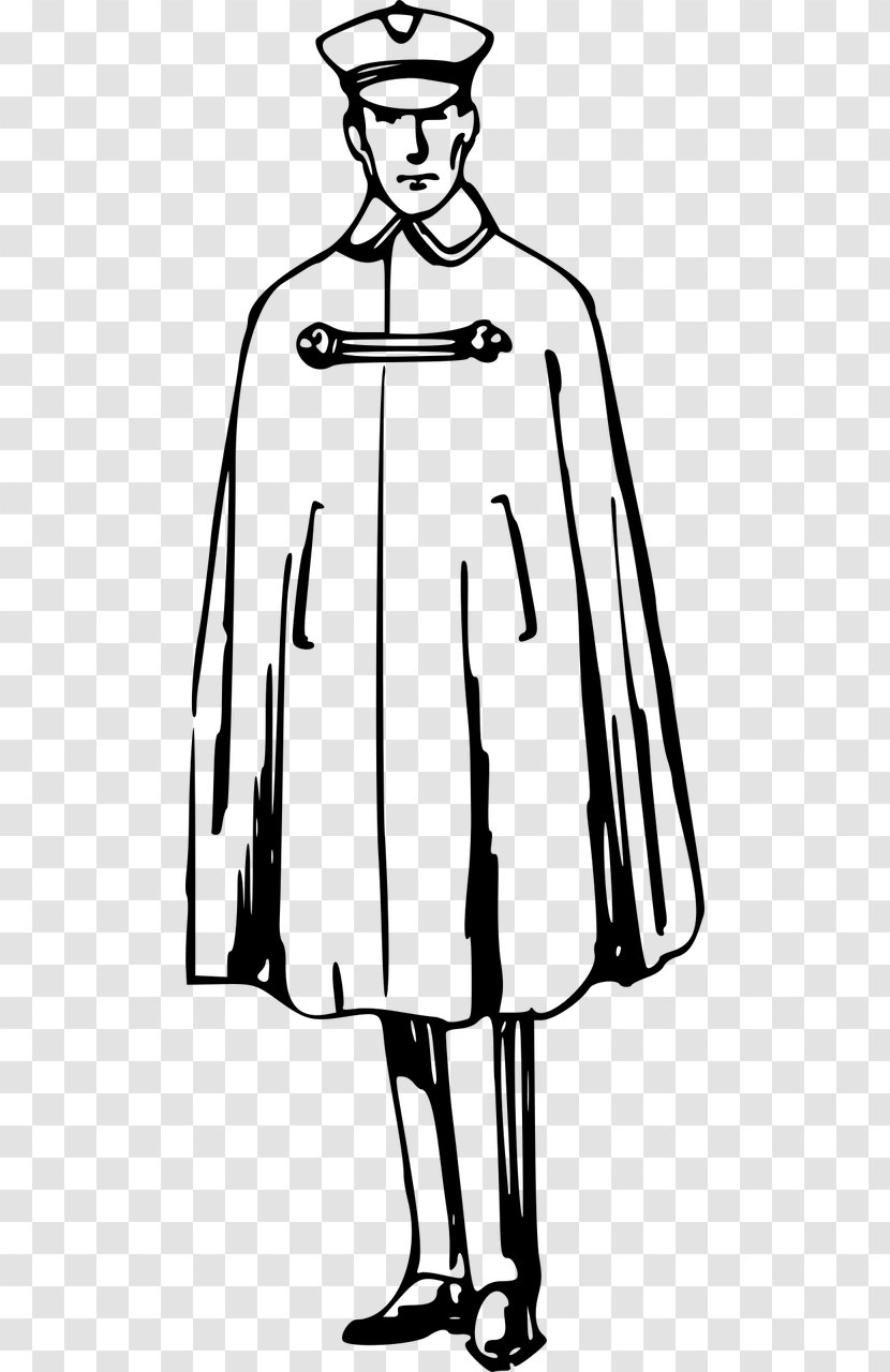 Clip Art Clothing Robe T-shirt Costume - Uniform - Police Hat Clipart Transparent PNG