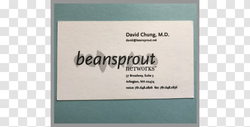 Paper Logo Business Cards Brand Dot-com Bubble - Material - Bean Sprout Transparent PNG